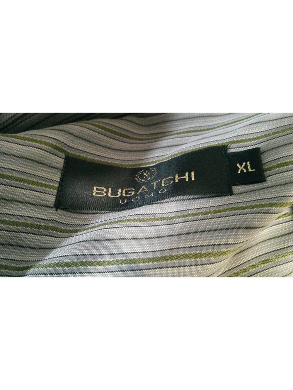 Bugatchi Uomo XL Striped Long Sleeve Shirt